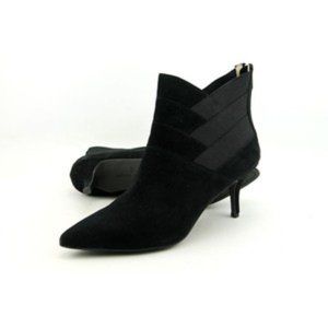 Adrienne Vittadini  Blk "Sori" Kidsuede Boots 7.5